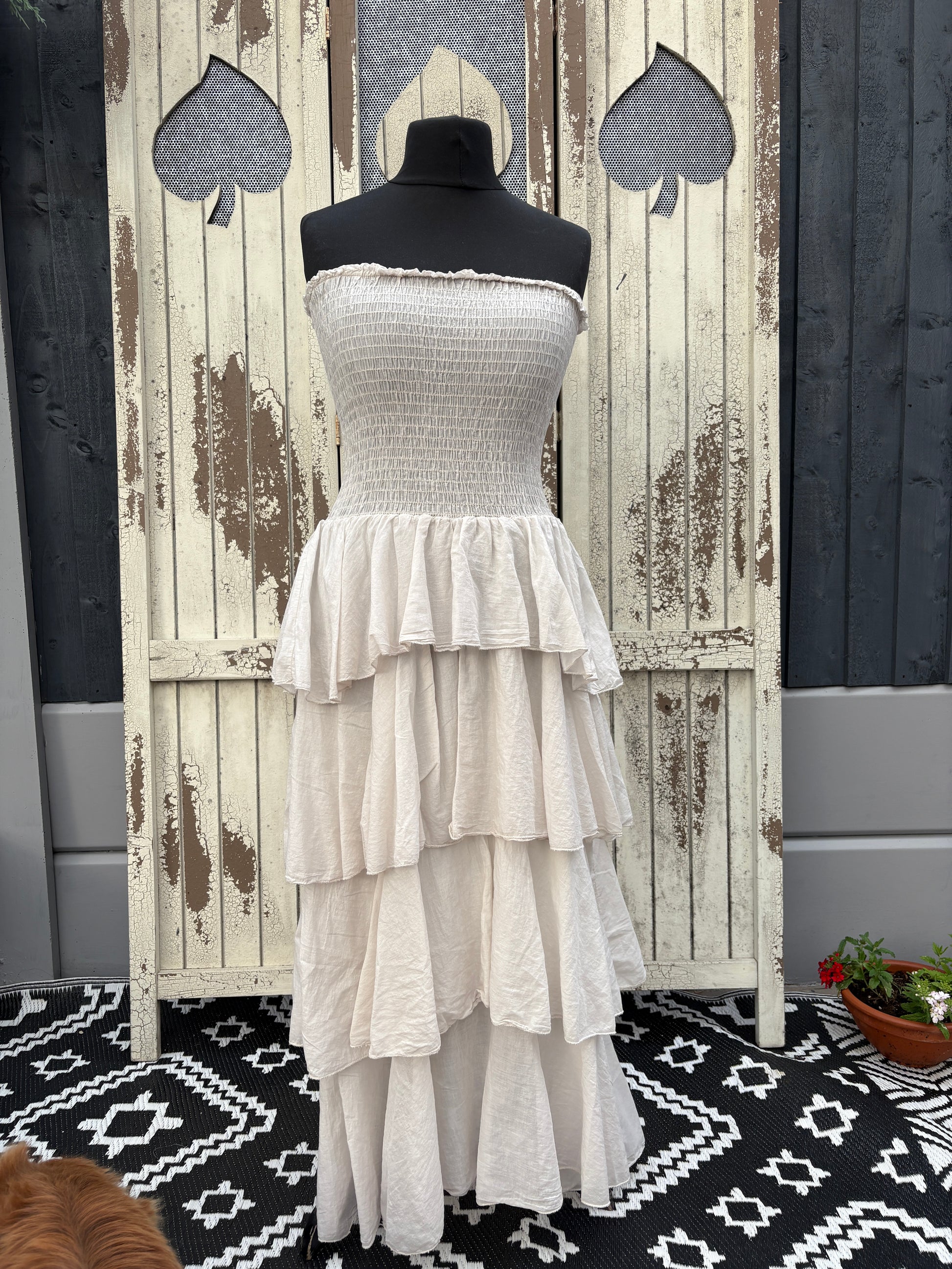 Made in Italy Ruffle Dress Various Colours