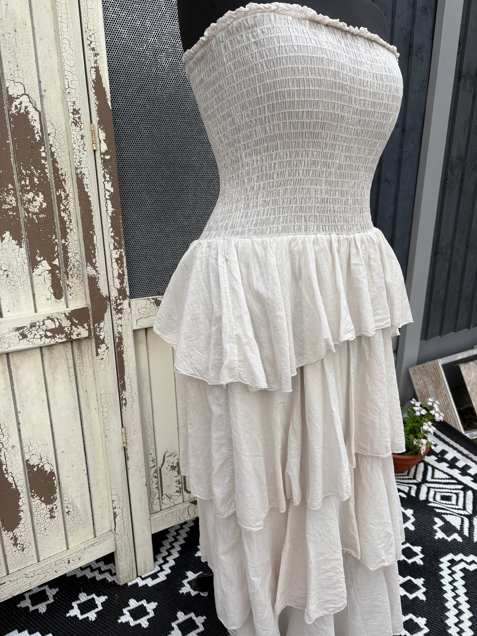 Made in Italy Ruffle Dress Various Colours
