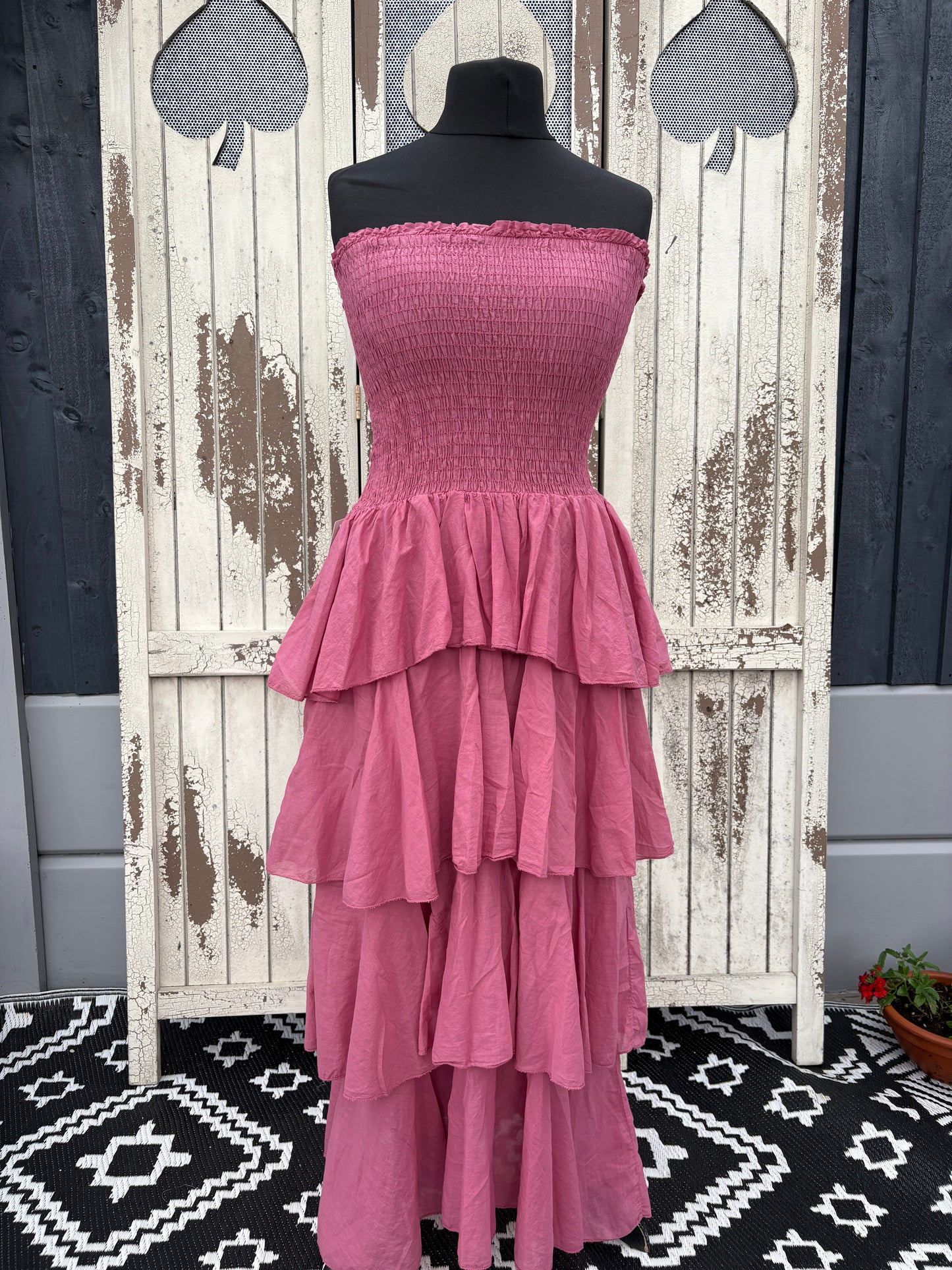 Made in Italy Ruffle Dress Various Colours