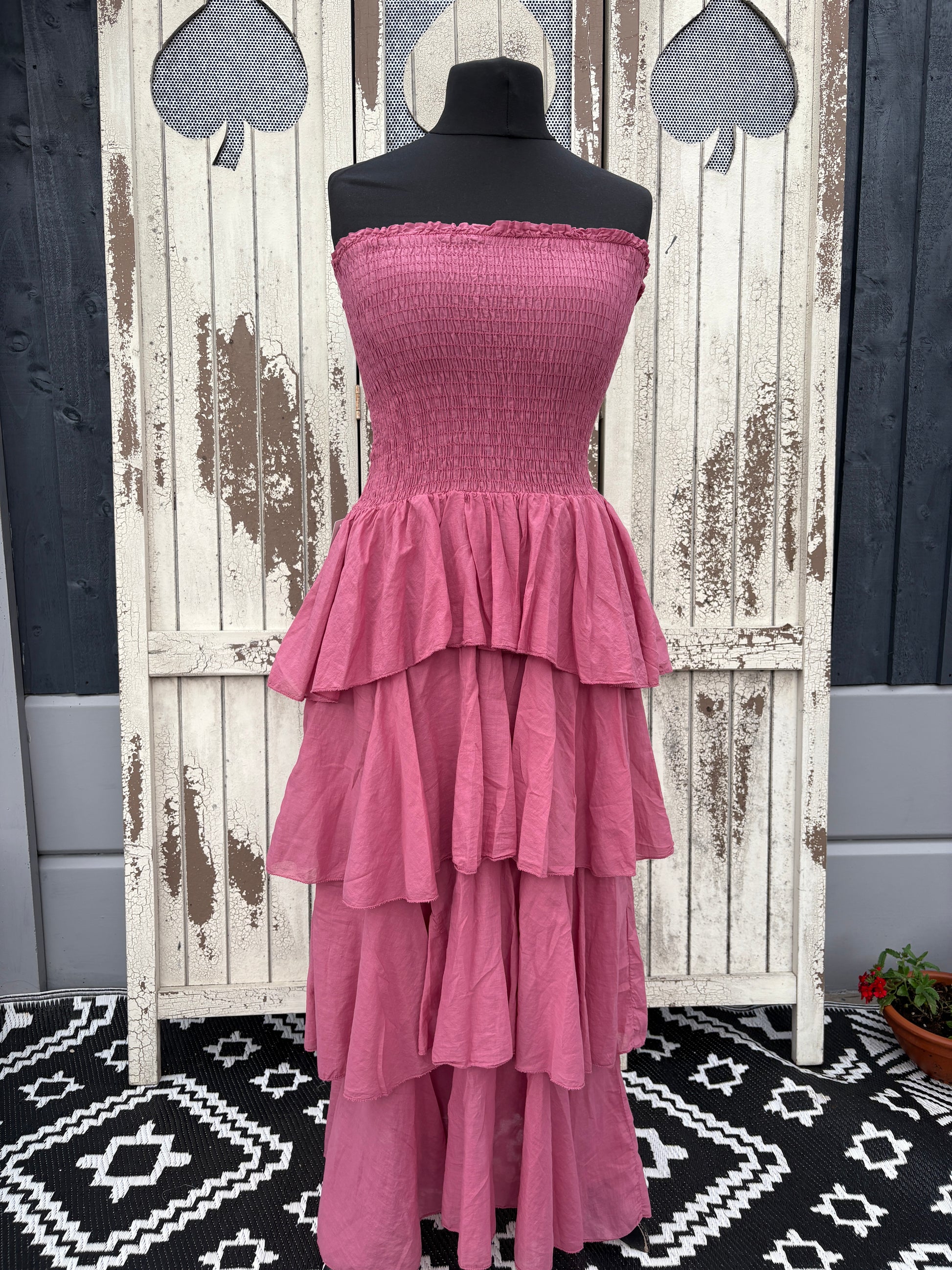Made in Italy Ruffle Dress Various Colours