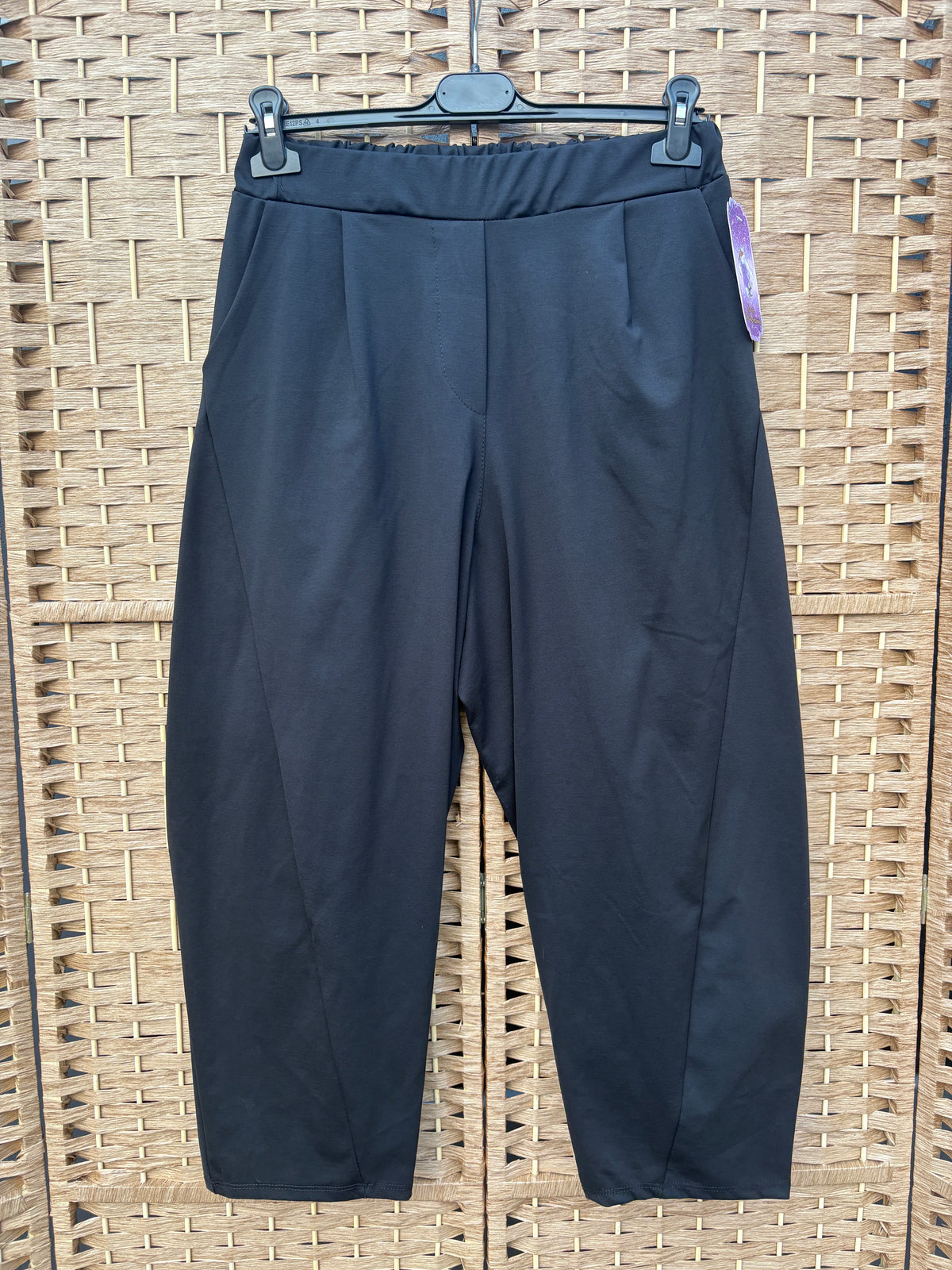 Made in Italy Scuba Barrel Leg Trousers Various Colours