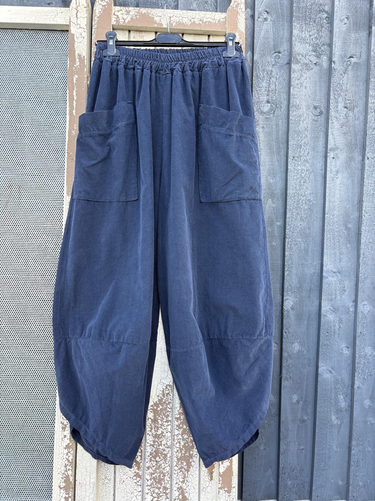 Made in Italy Shelby Cocoon Needlecord Trousers Various Colours