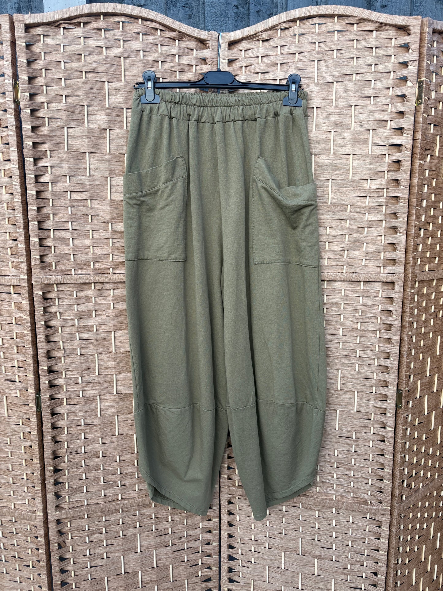 Made in Italy Shelby Cocoon Trousers Various Colours - Sweatshirt Fabric