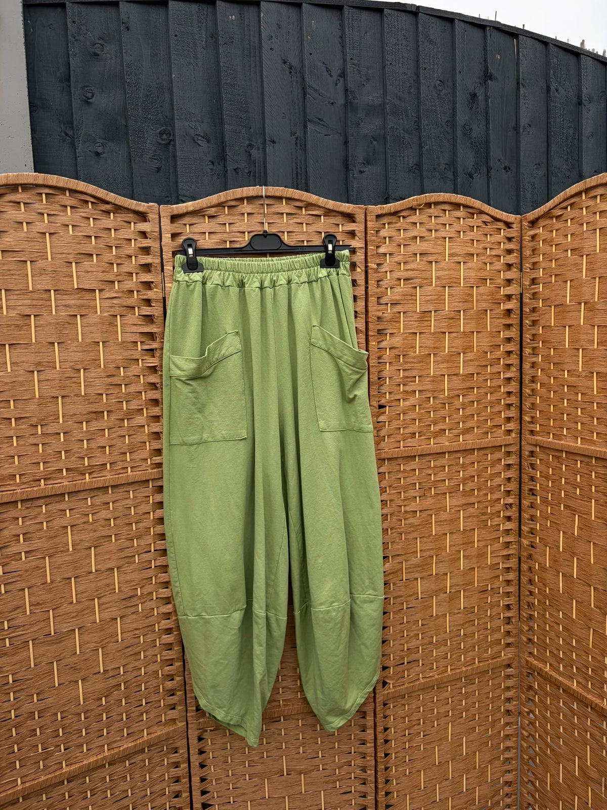 Made in Italy Shelby Cocoon Trousers Various Colours - Sweatshirt Fabric
