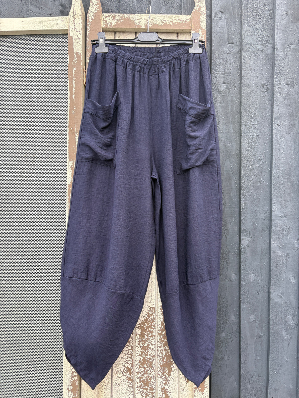 Made in Italy Shelby Cocoon Trousers Various Colours - Sweatshirt Fabric
