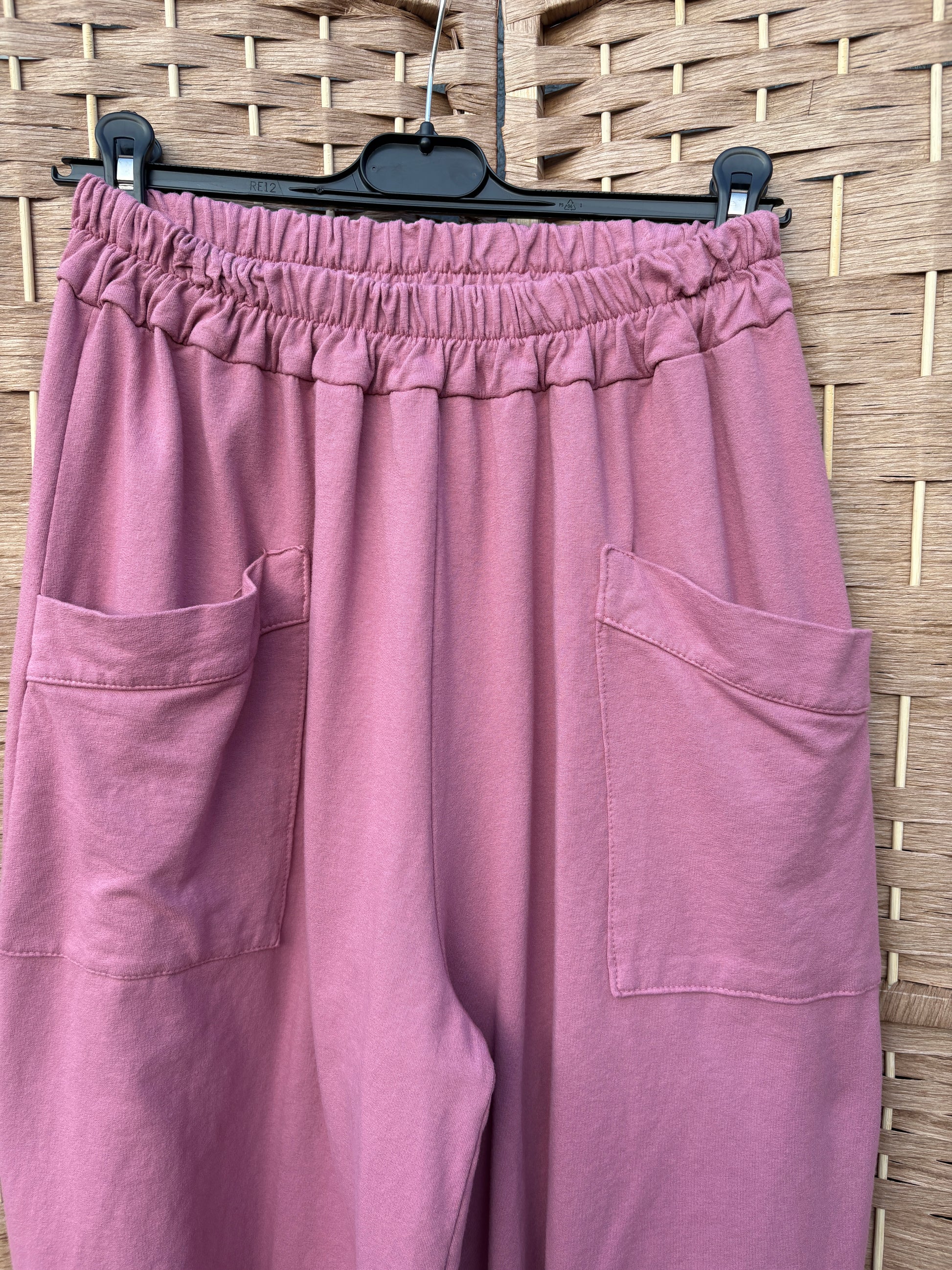 Made in Italy Shelby Cocoon Trousers Various Colours - Sweatshirt Fabric