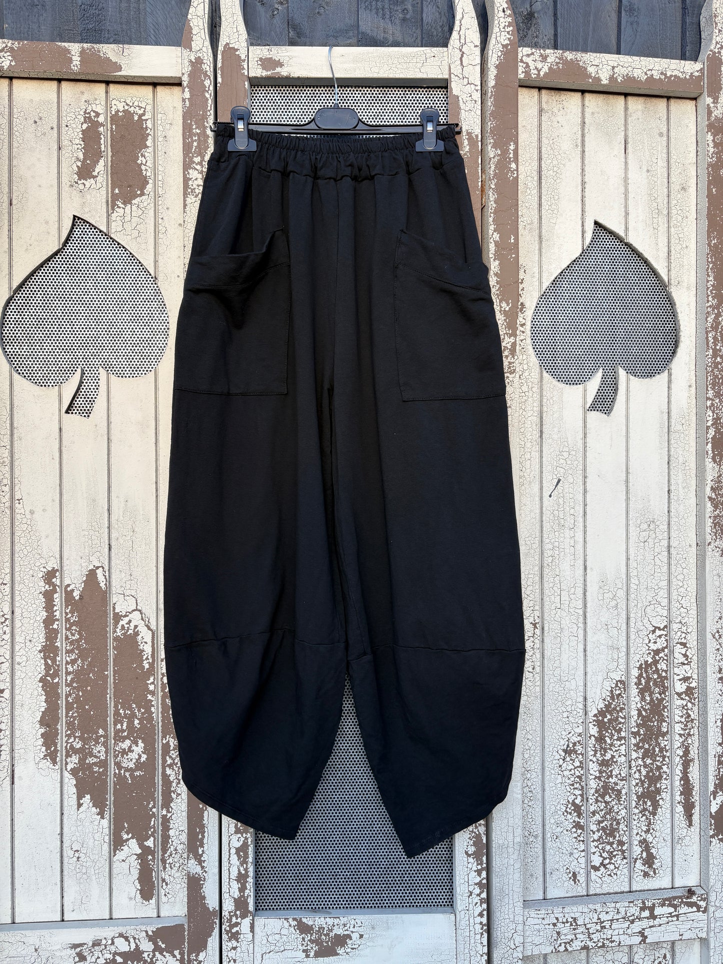 Made in Italy Shelby Cocoon Trousers Various Colours - Sweatshirt Fabric