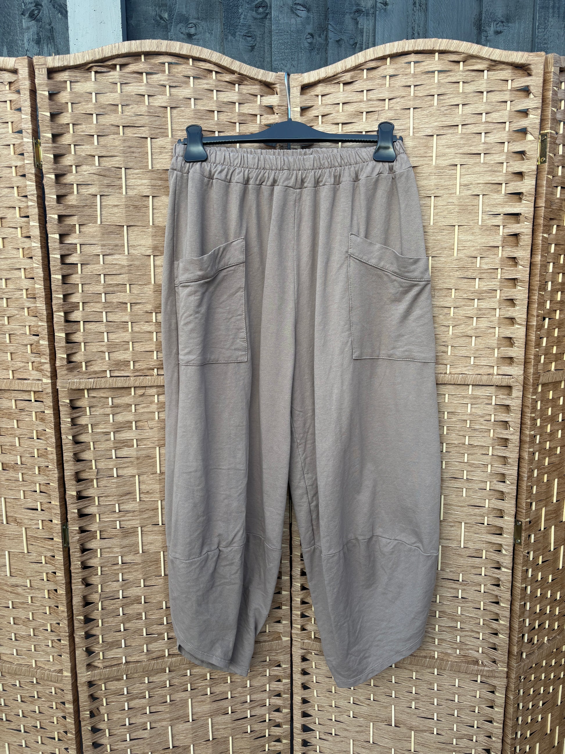 Made in Italy Shelby Cocoon Trousers Various Colours - Sweatshirt Fabric