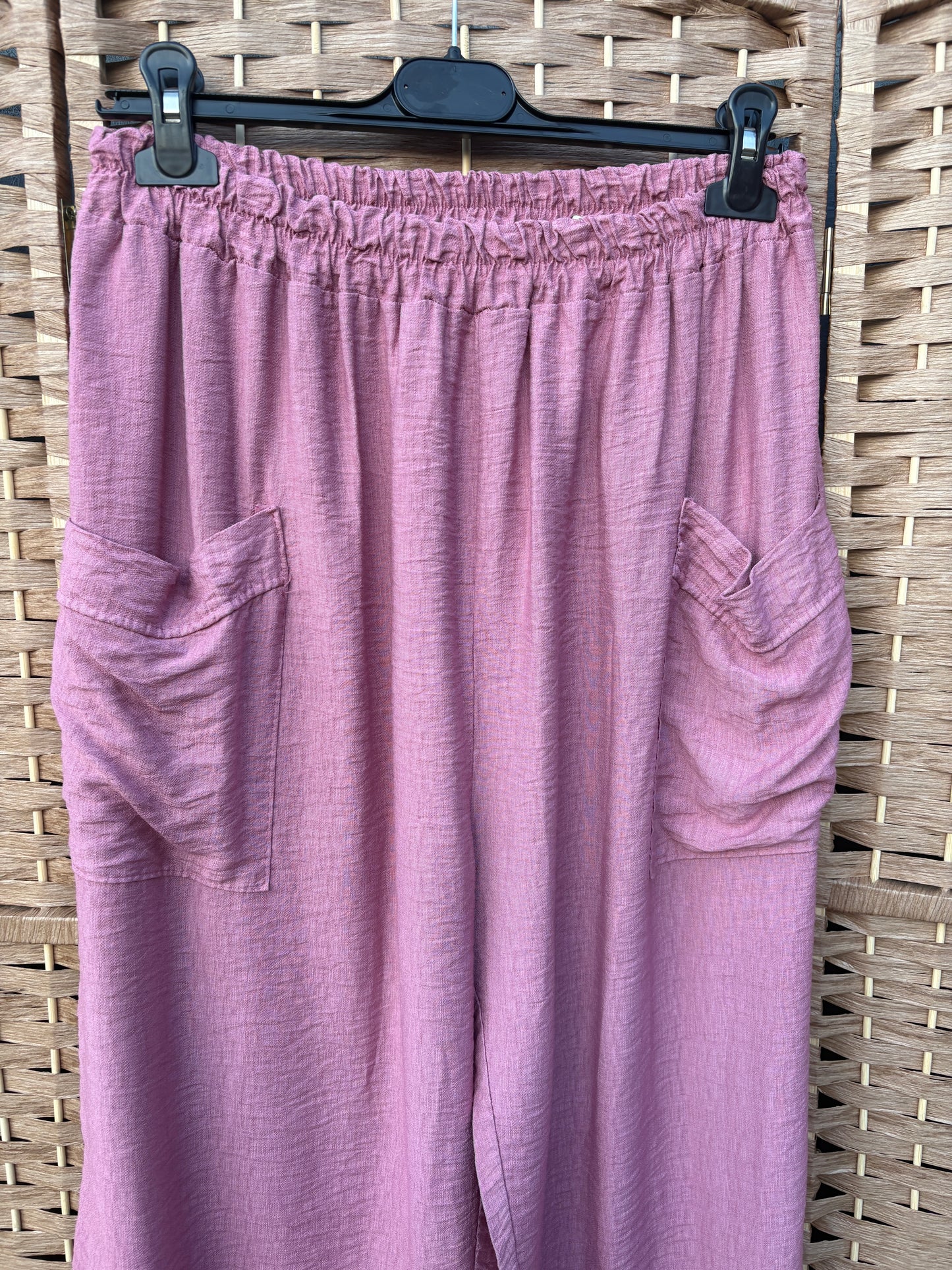 Made in Italy Tulip Leg Cocoon Summer Trousers Various Colours