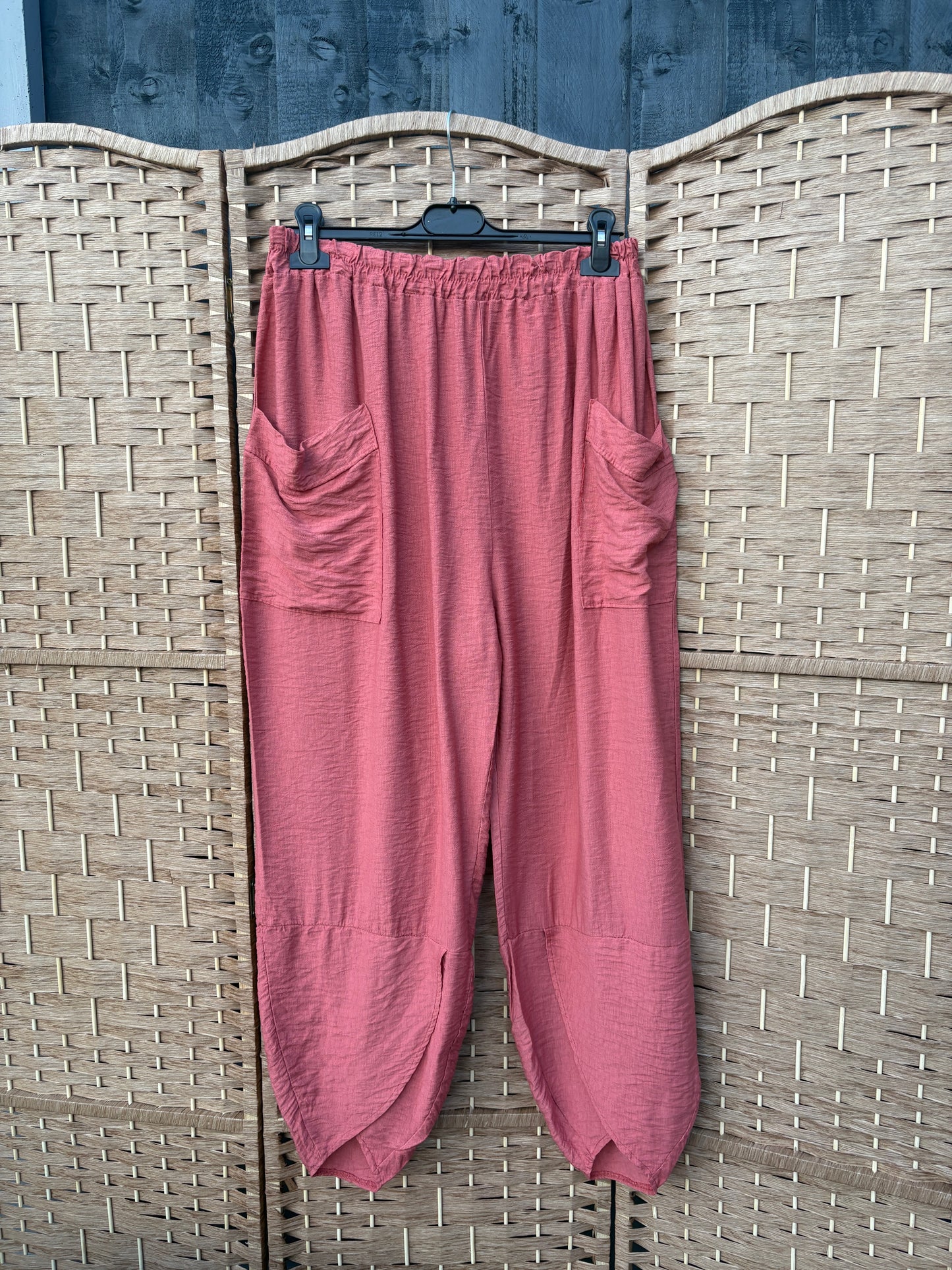 Made in Italy Shelby Cocoon Lightweight Trousers Various Colours