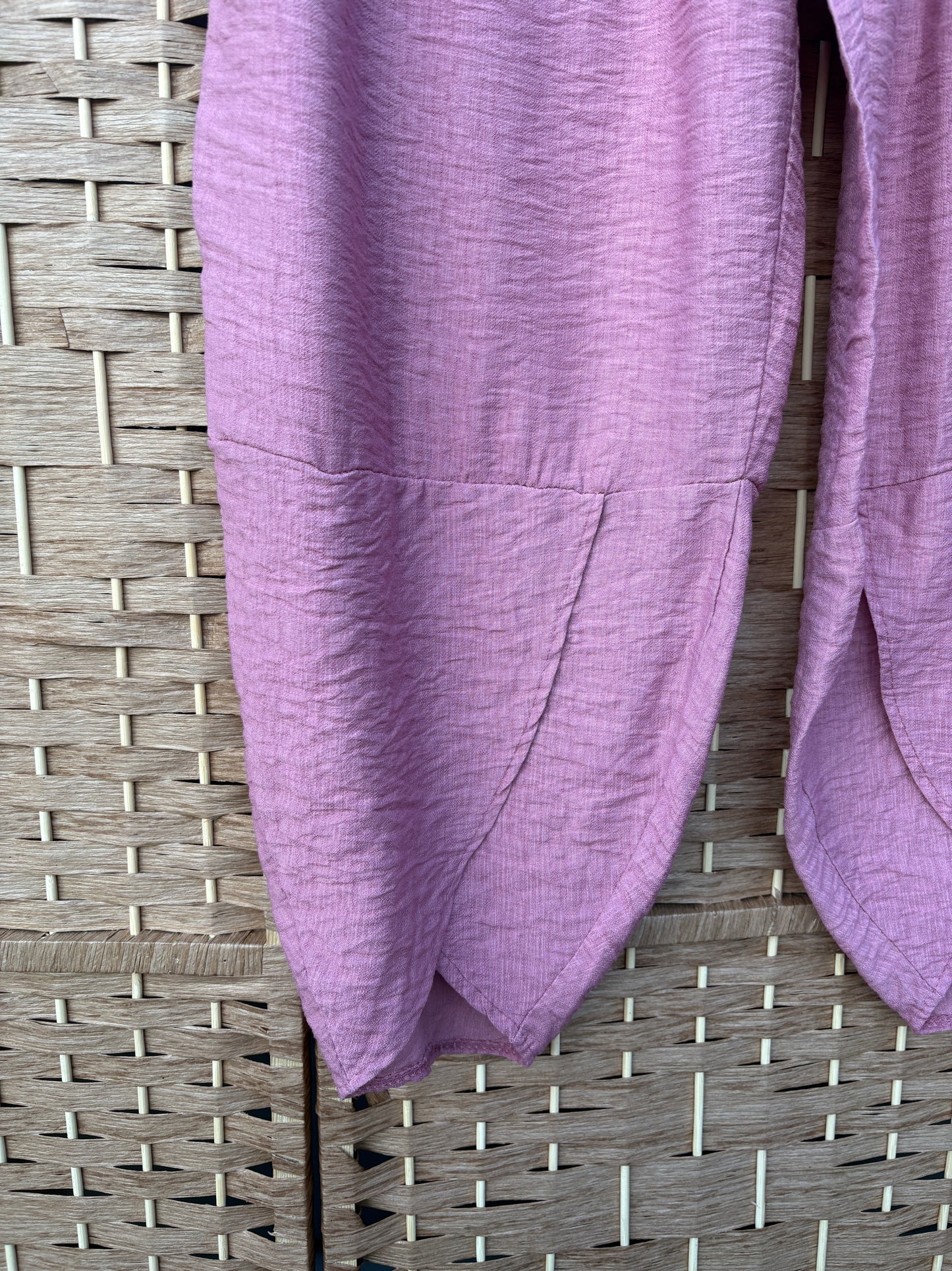 Made in Italy Tulip Leg Cocoon Summer Trousers Various Colours