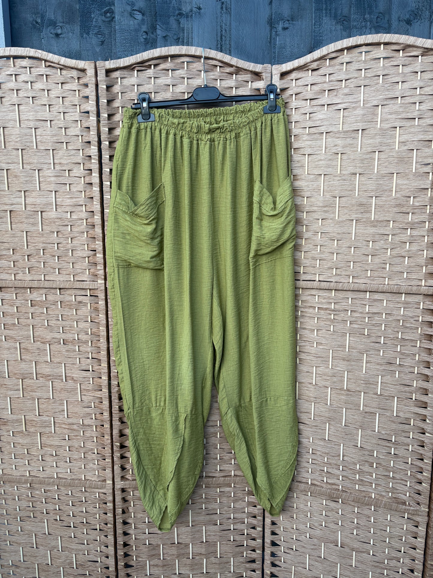 Made in Italy Shelby Cocoon Lightweight Trousers Various Colours