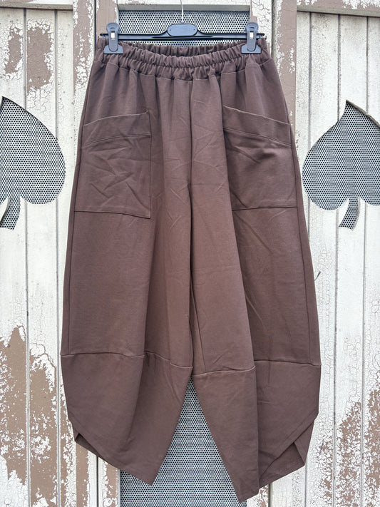 Made in Italy Tulip Leg Cocoon Trousers Various Colours