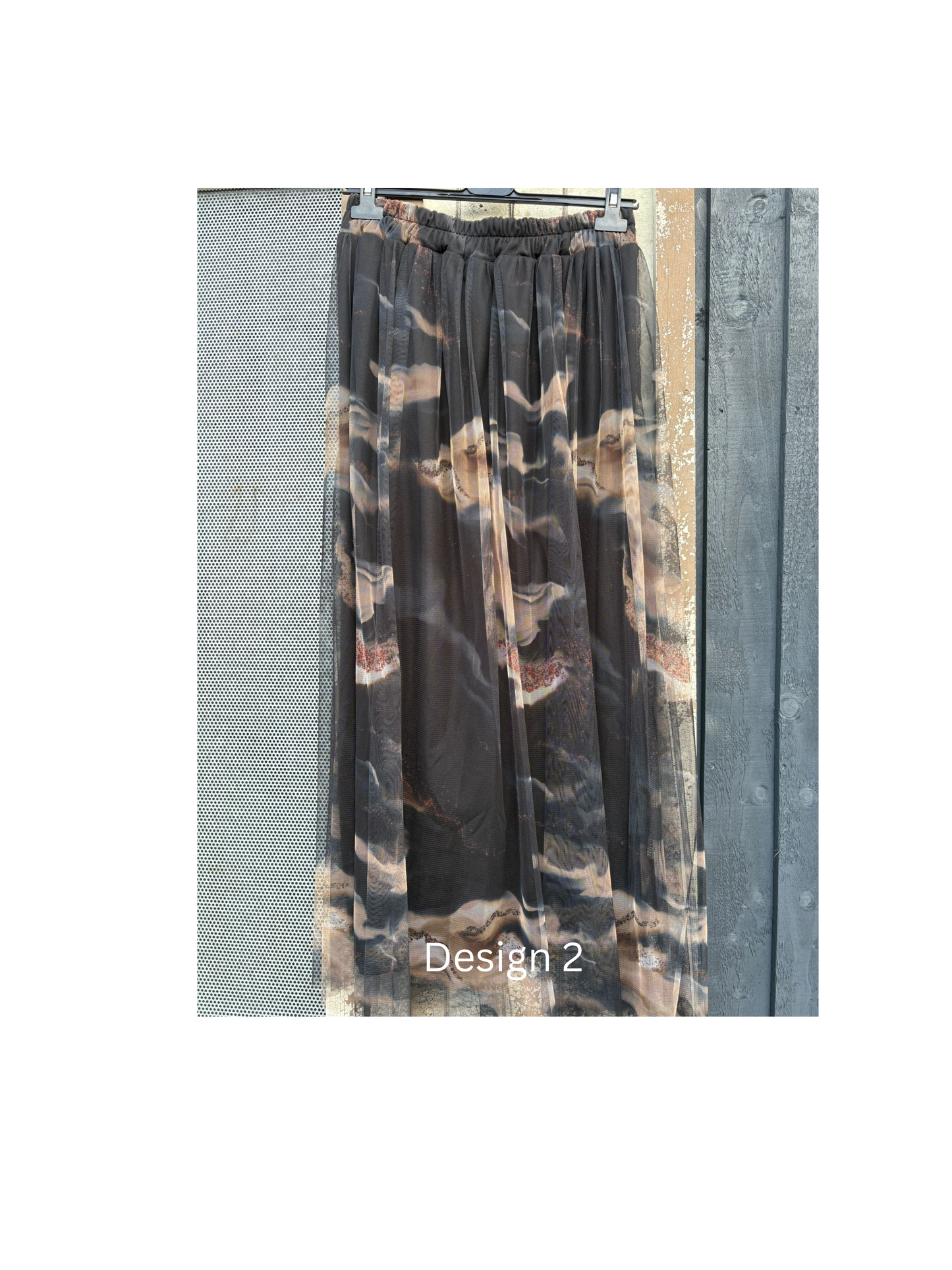 Made in Italy Tulle Printed Skirt - Various Prints