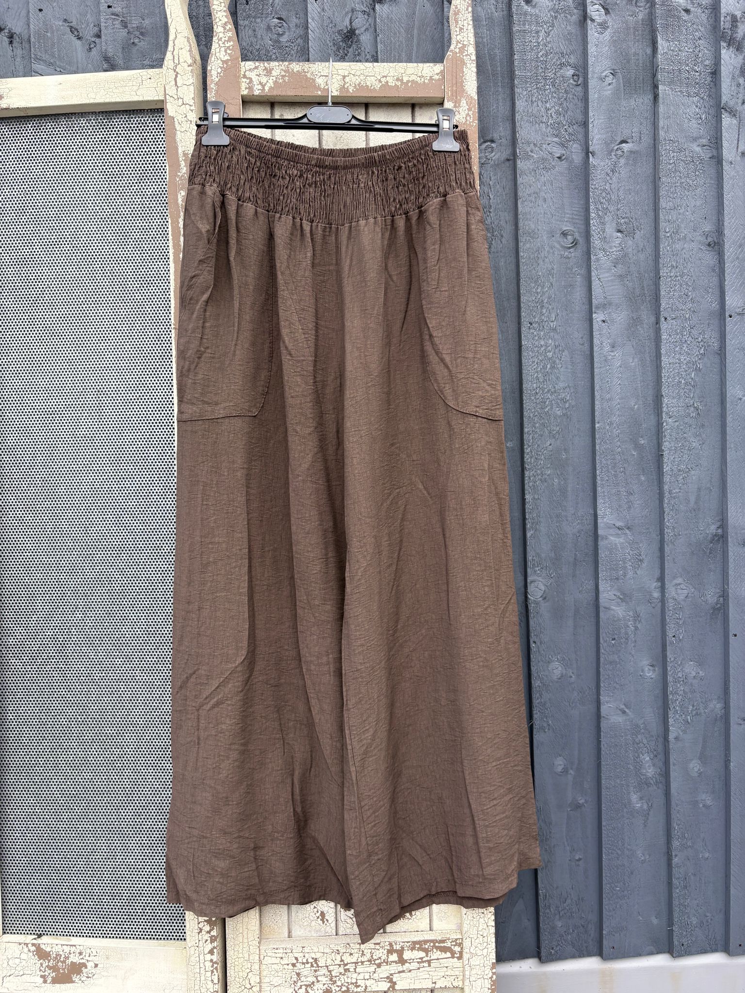 Made in Italy Wide Leg Palazzo Trousers Various Colours