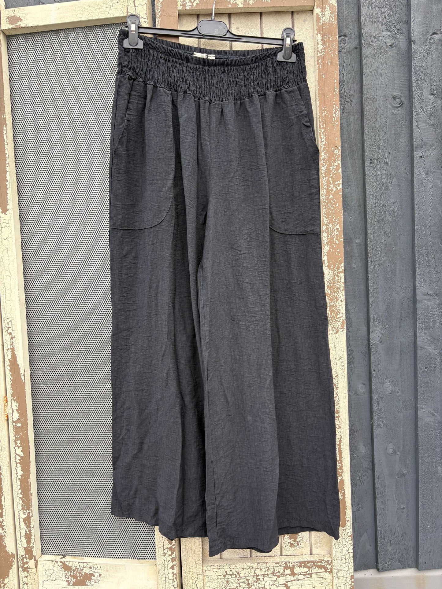 Made in Italy Wide Leg Palazzo Trousers Various Colours