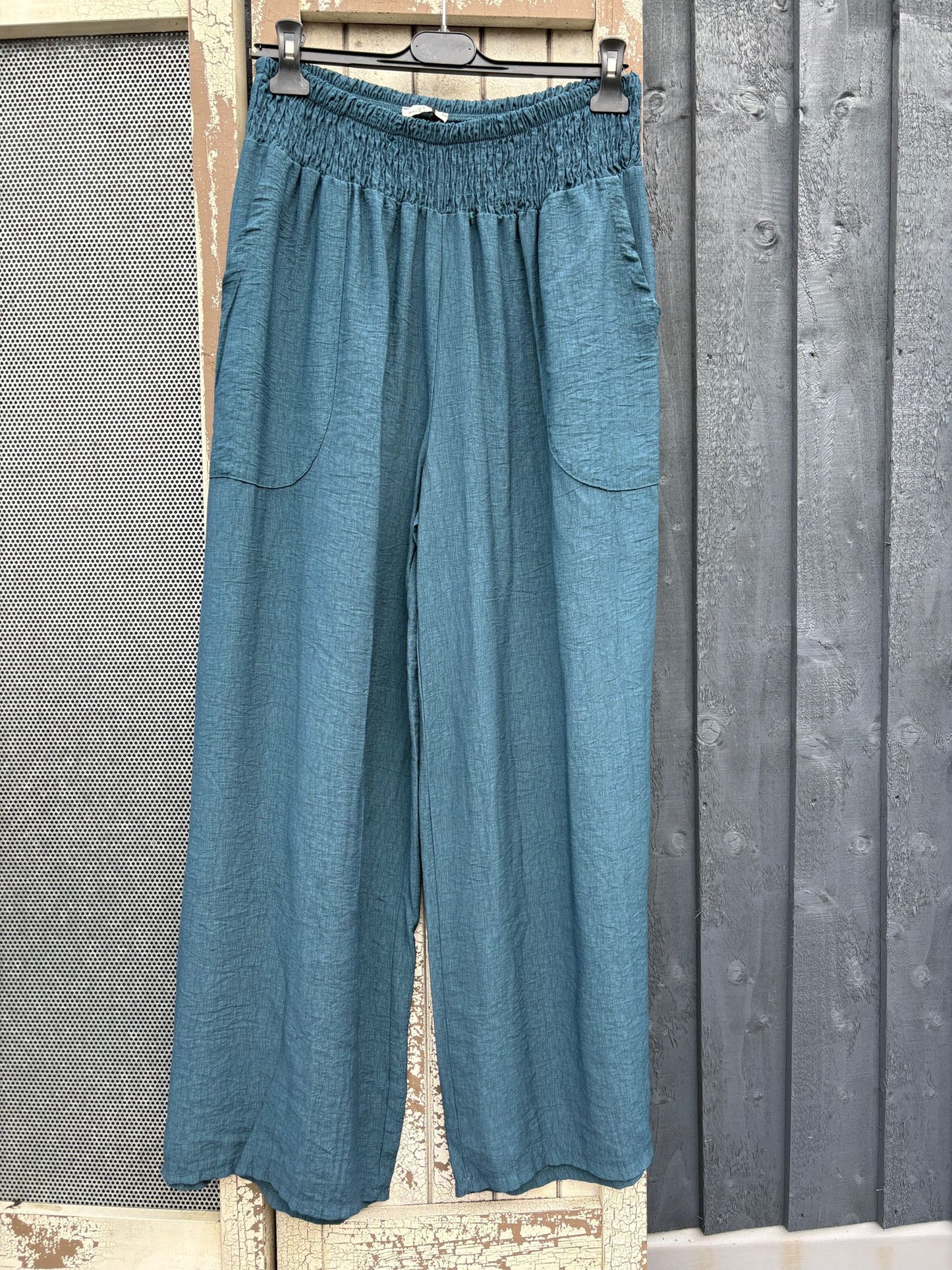 Made in Italy Wide Leg Palazzo Trousers Various Colours