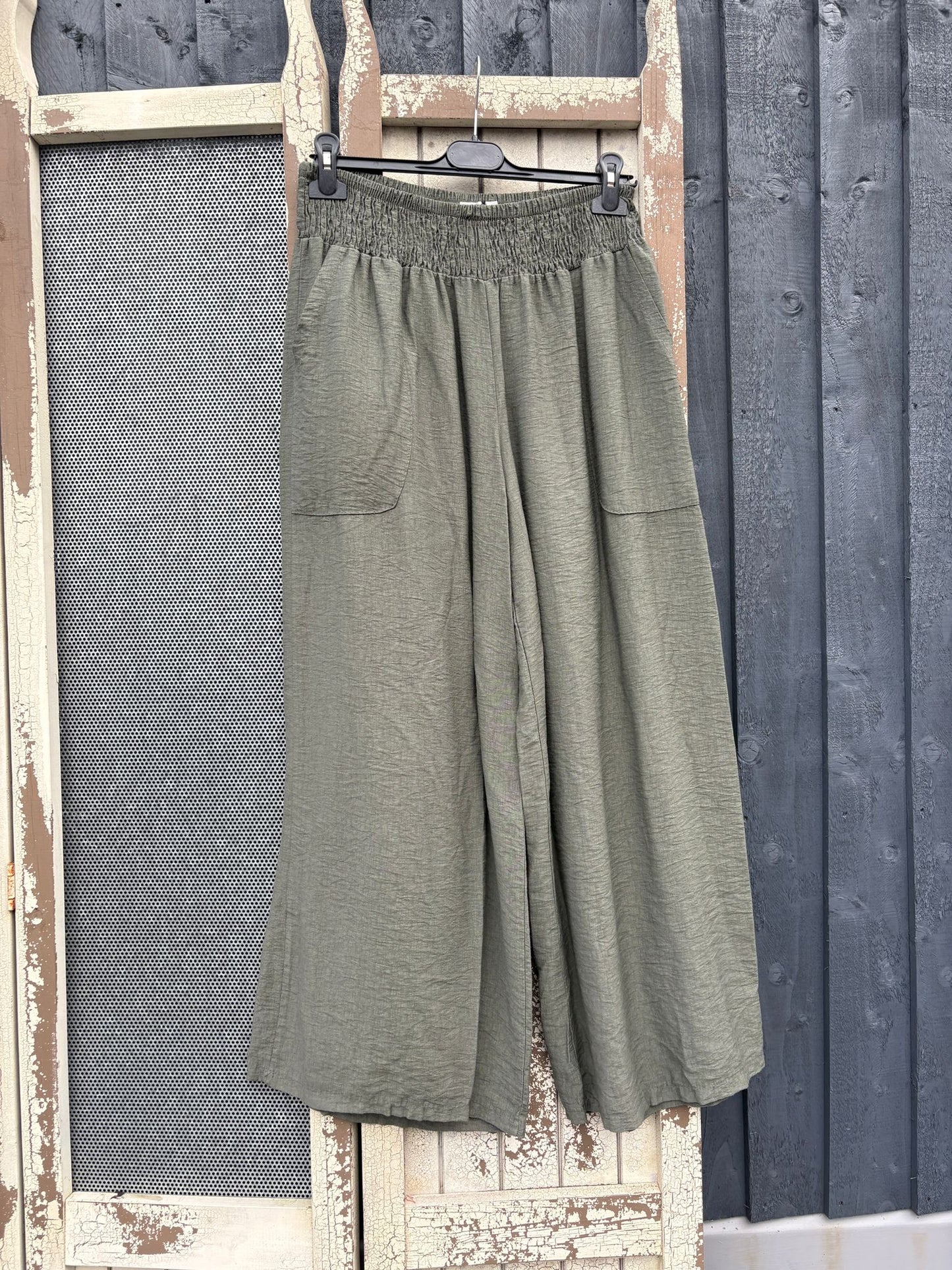 Made in Italy Wide Leg Palazzo Trousers Various Colours