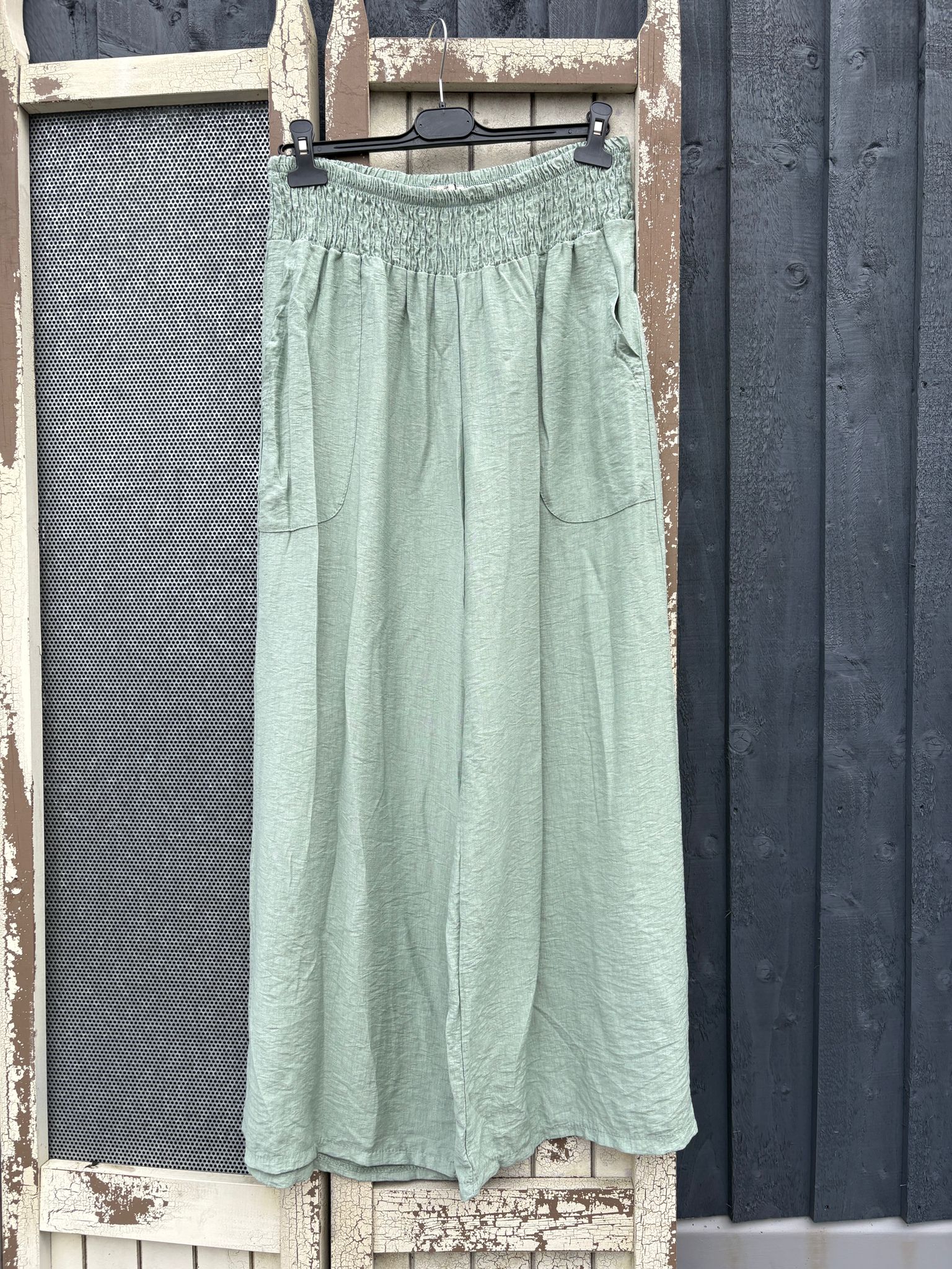 Made in Italy Wide Leg Palazzo Trousers Various Colours