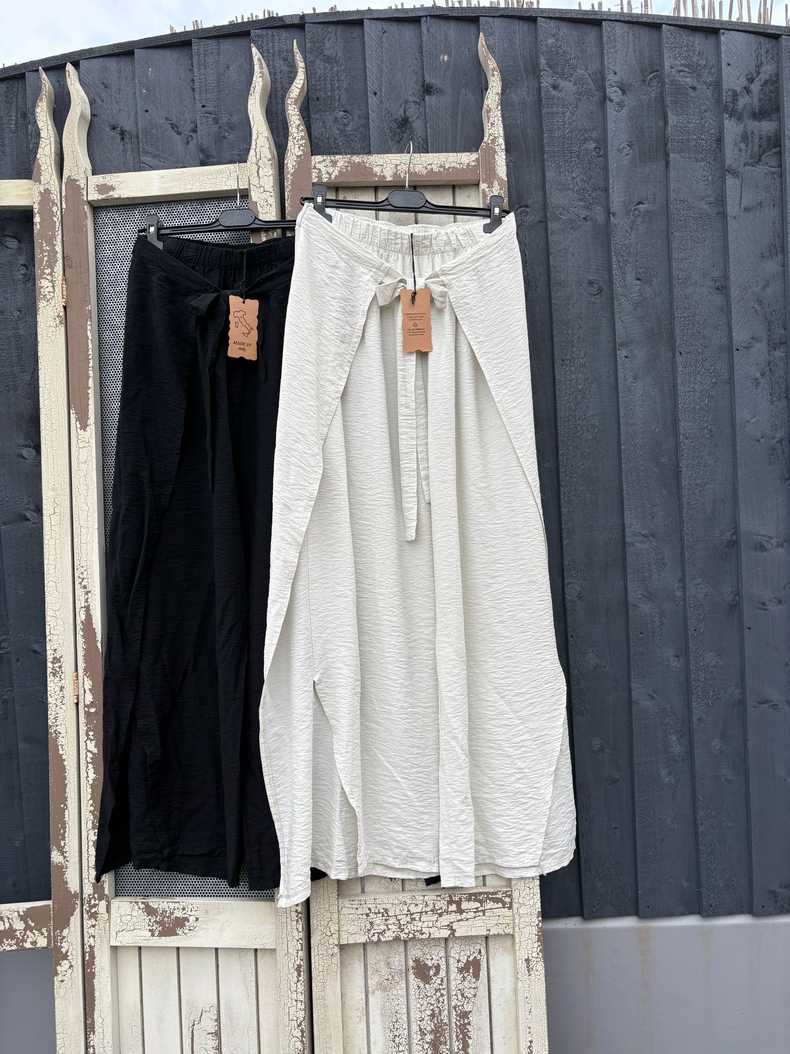 Made in Italy Wrap Front Trousers Various Colours