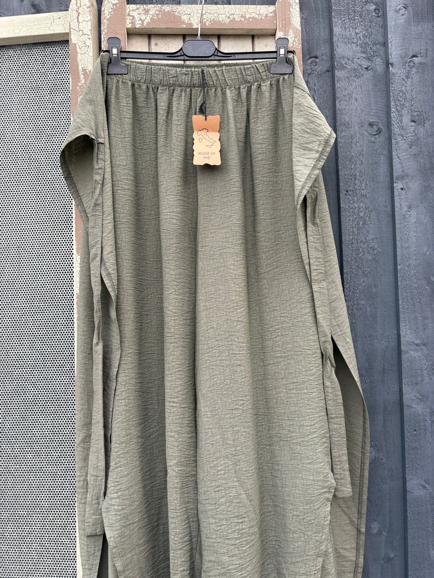 Made in Italy Wrap Front Trousers Various Colours