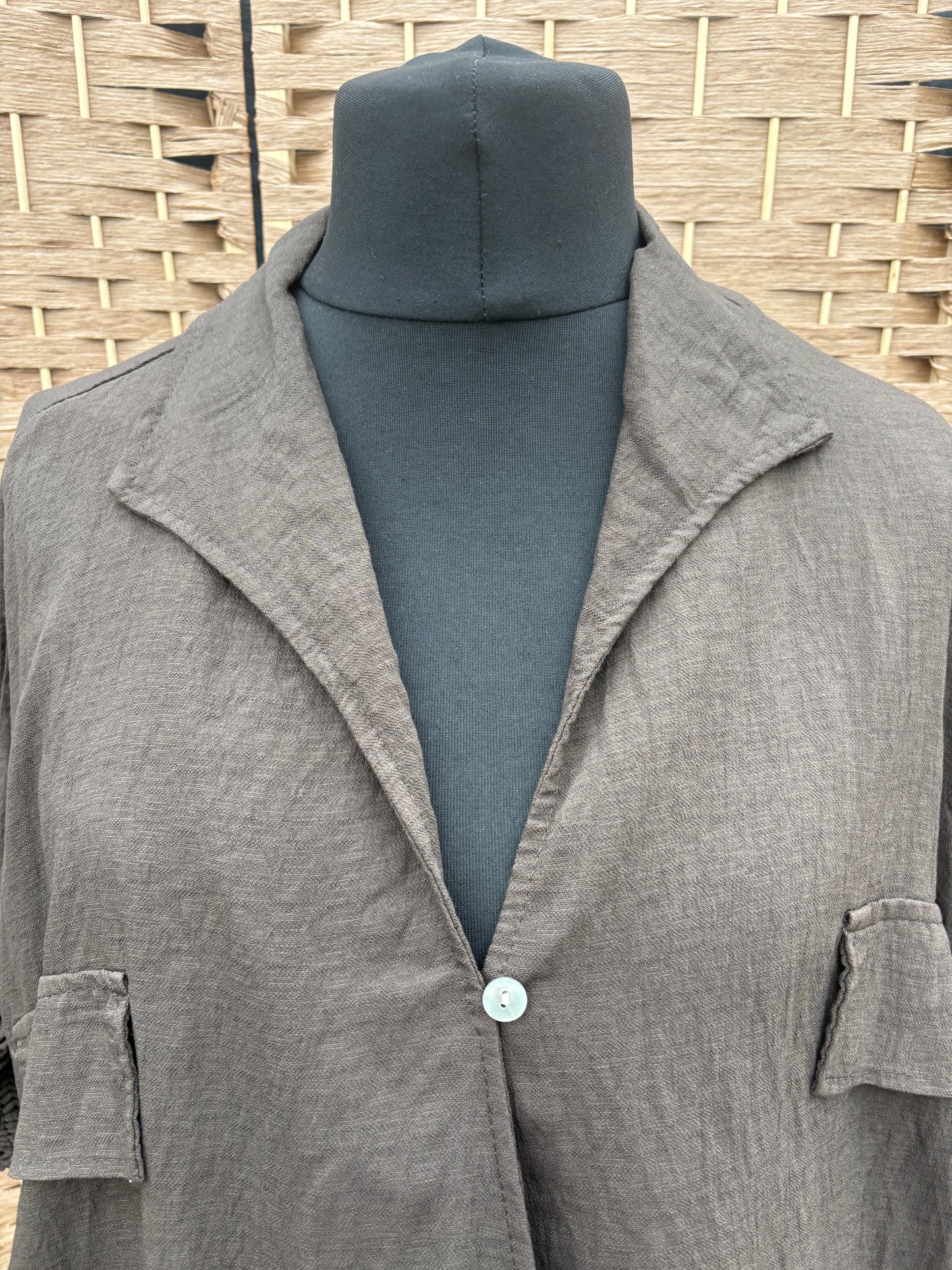 Made in Italy Wrap Front Utility Top Various Colours