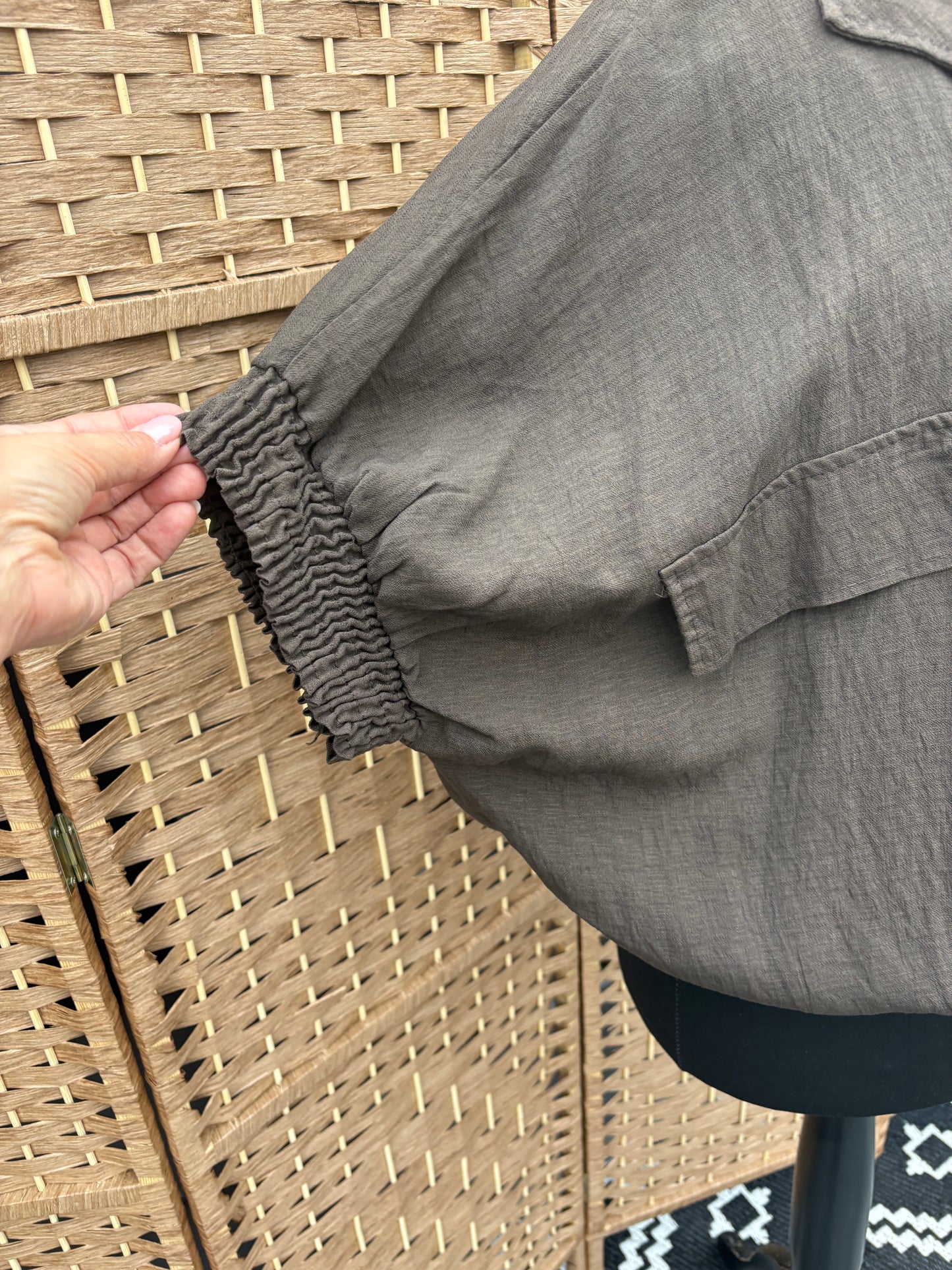 Made in Italy Wrap Front Utility Top Various Colours