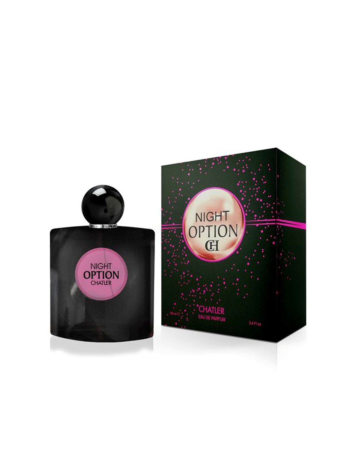 Night Option Eau de Parfum 100ml - for Her (Smells like Black Opium)